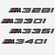 1Pcs Glossy Black ABS Car Rear Trunk Emblem Badge Sticker for BMW 320i 328i 318i 325i M Auto Decoret