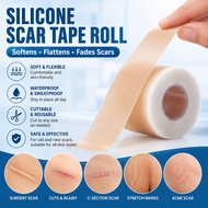 Medical Silicone Scar Sheet Roll | Reusable Scar Care Tape for C-Section, Acne & Burn Scars