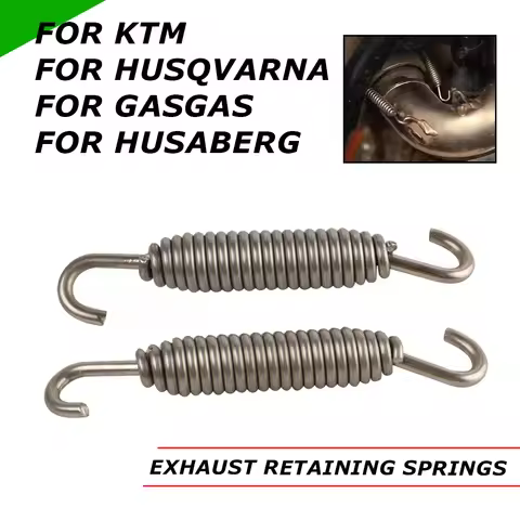 Exhaust Tailpipe Retaining Springs For Husqvarna TC TE FX 125 - 501 For KTM EXC 300 SX SXF XC XCF XC