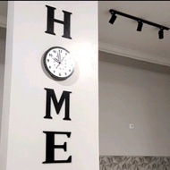 JD016 Alphabet Wall clock HOME 3D HOME Decoration Aesthetic Gift Idea Wall clock