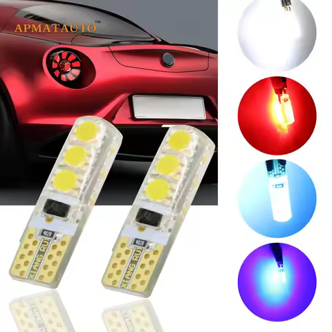 2 x T10 W5W 194 168 License Number Plate Light LED Bulbs For ALFA ROMEO 145 146 147 155 156 GT 159 1