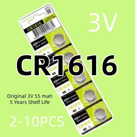 50mAh 3V CR1616 High Quality Button Battery CR 1616 DL1616 BR1616 5021LC LM1616 Watch Car Remote Con