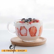 ETRONIK MDZF Glass Coffee Mug 400 ML - SB146