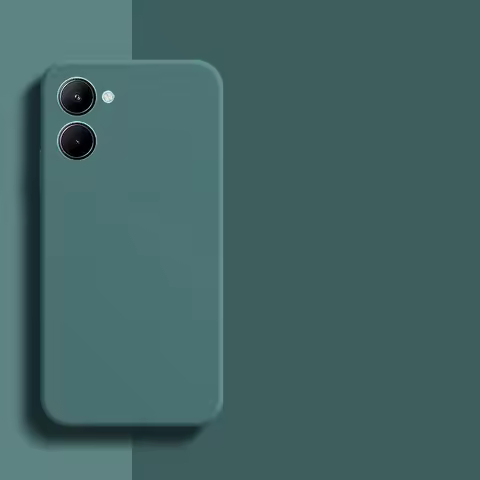 For Realme 10 Case Cover Realme 11 Pro Plus 10 9 9i C55 C53 C35 C31 C30 C21Y Soft Liquid Silicone Ba