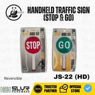 OMAGA Handheld Stop and Go Traffic Sign Stop Sign (1 pc. Reversible)