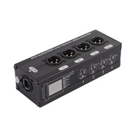 YYTCG | ตัวขยายสัญญาณ 4 ช่อง XLR เป็น RJ45 ป้องกันการรบกวน DMX