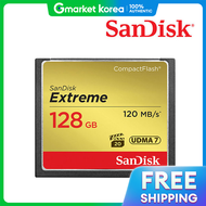 SanDisk | CFการ์ด Extreme 128GB (120MB/s ความเร็ว 800 เท่า)