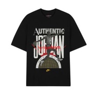 Aleali May x Jordan Tee Black T-shirt Nike Air Jordan 1 hi og chicago banned bred air Jordan 1 low og black toe AJ1 High fragment Travis Scott Jordan 5