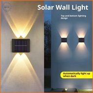 [LS] 4-10 LED Solar Lamp Outdoor Waterproof Wall Lights For Garden Yard Decor Landscape Up And Down 