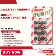 T2 DAIHATSU MIRA L5, L9 TURBO JB-DET VALVE SEAL 1 SET = 16 PCS
