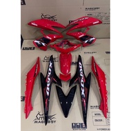COVERSET NVX V1 AEROX155 (31) RED - RED.BLACK (CAPM-RD)