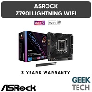 ASROCK Phantom Gaming Z790I Lightning WiFi DDR5 ITX Motherboard - Support Intel 12th/13/14th Gen Pro