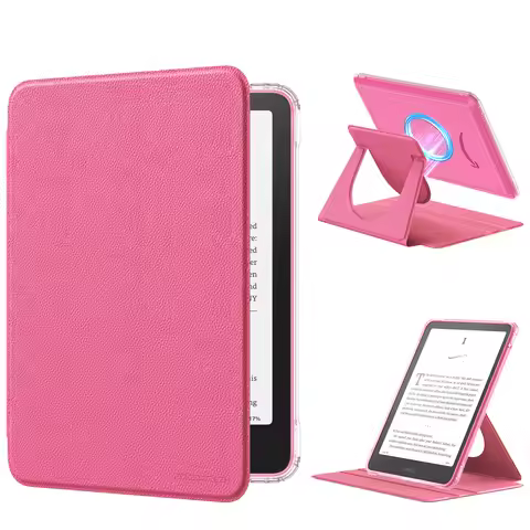 360° Rotating Case for 7" Kindle Paperwhite 12th Generation 2024 & Kindle Colorsoft 2025 Magnetic Pr