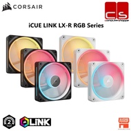 Corsair iCUE LINK LX120-R RGB Series 120mm PWM Reverse Fans - Black/White