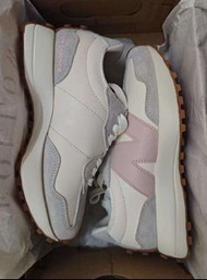 New Balance 327 舒適時尚 跑步鞋 灰粉