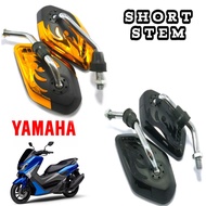 YAMAHA Ego Solariz - New Motorcycle Side Mirror Flame | Chrome Stem | SHORT STEM | Accessories ( 1