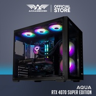 Armaggeddon Aqua RTX 4070 Super Edition Gaming PC | Intel | AMD Ryzen | 16GB RGB RAM | 1TB SSD | Core 12 Air Chassis