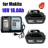 2025 For Makita 18V 18000mAh 18.0Ah Rechargeable Power Tools with LED Li-ion Replacement LXT BL1860B