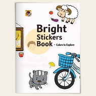 Bright Reusable Sticker Book for Toddlers(3rd Edition, Book8)— Colors to Explore: Color Matching & S