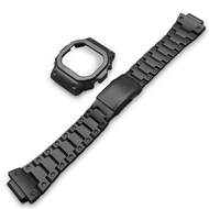 DW5600 GW5610 Titanium Case Mod Kit For Casioak Watch Metal Bezel And Strap G5600E GWB5600 GWM5610 D