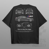 COD，Cars and Clo - Regular Fit Black - BMW G87 M2 Blueprint T-Shirt - G87 M2 Black, S