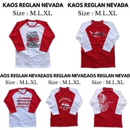 Nevada Unisex Raglan T-Shirt, Original Nevada 7/8 T-Shirt for Men and Women