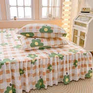 Alls Wonderland Floral Elastic Bedsheet Deep Pockets Bed Skirt Princess Lace Bedskirt Height 40cm Si