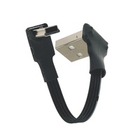 5CM-3M Mini USB B Type 5pin Male UP Down Left Right Angled 90 Degree to USB 2.0 Male Data Cable 5CM 
