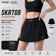 SKRT 08 Women's Sports Skirt 2-layer A-Line Form With Protective Pants Vsmash Sportswear High Qualit