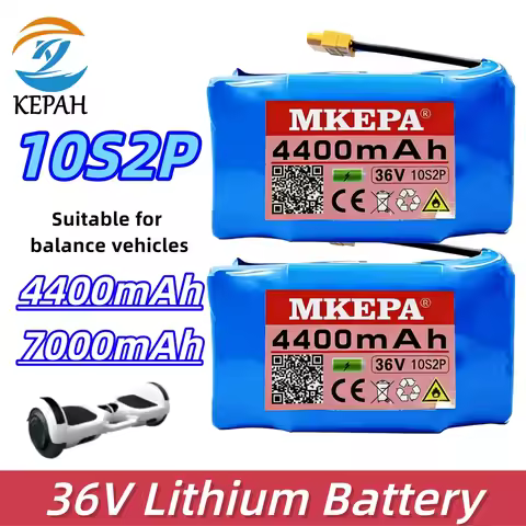 Cost-Effective 36V Hoverboard Battery｜4400/7000mAh 10S2P for Unicycle & Scooter