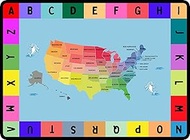 Genki - Classroom Rug for Kids - Education Classroom Carpet for Children - Colorful Seating Area - L