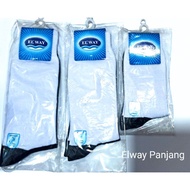 Elway TW white socks with black bottom