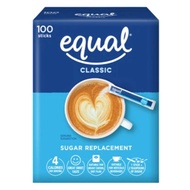 EQUAL CLASSIC SUGAR REPLACEMENT 100 SACHETS