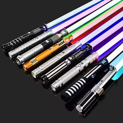 RGB Metal Lightsaber Laser Sword Toys Light Saber Espada Brinquedos Sabre De Luz Juguetes Kpop Light