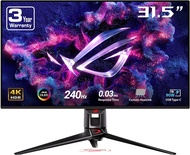 ASUS ROG 32” 4K OLED Gaming Monitor PG32UCDM (3840 x 2160), QD-OLED, 240Hz, 0.03ms, Custom Heatsink,