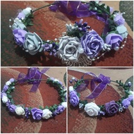 Flower crown Purple flower crown