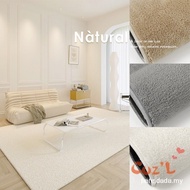 Solid Color Living Room Carpet Sofa Tea Table Carpet Bedroom Modern Simple Bedside Carpet Japanese S