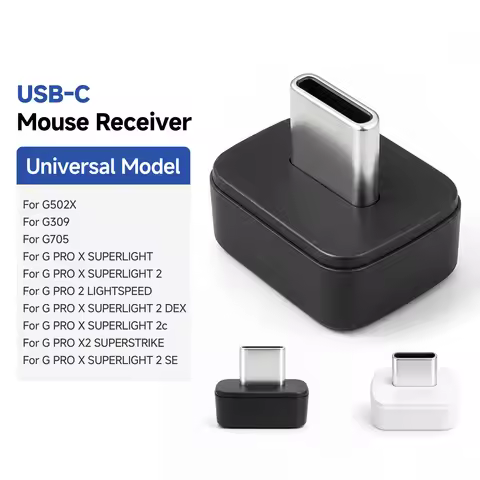 Mouse Receiver For Logitech GPW G PRO X SUPERLIGHT 2, PRO 2 LIGHTSPEED, DEX, G502 X, G309, G705 - Wi