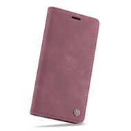 MYROOTS CASE SAMSUNG NOTE 9 LEATHER FLIP WALLET CASE - MARRON