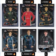 F2 Topps Chrome Card (Future Stars) - Andrea Kimi Antonelli, Oliver Bearman, Isack Hadjar, Franco Co