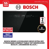 BOSCH SK68BB008 BLACK SERIES 6 ECOSILENCE DRIVE EXTRA DRY 8 PROGRAMS COMPACT TABLE TOP DISHWASHER