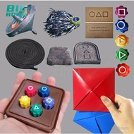 [Toy Set ]Gonggi Squid Game Jackstone/Ddakji/Spinning top/Biseokchigi Round 5