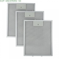 Improve Efficiency of Your Range Hood 3PCS Silver Metal Mesh Cooker Hood Filters