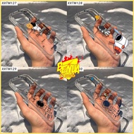 CASE CLEAR SPACE MILITARY DROP ASTRONAUT MOTIF FOR OPPO A31 A77S A78 5G F9 F9 PRO F11 PRO RENO 2F 2Z