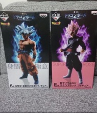 日版全新未開 不散賣 一番賞 龍珠超 撒雅人 身勝手之極意 A賞悟空及 E賞 黑悟空 rose 扎馬斯 全新