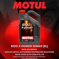 🚗Motul Singapore's Official Distributors 🚗8100 X POWER 10W60 5L