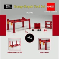 G-Fans Models 1/64 Diorama Diecast Garage Repair Tool HONDA Set B