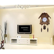 Hourly Chiming Cuckoo Clock Gugu Clock European Fashion Creative Living Room Pastoral/Cuckoo Clock Wall Clock