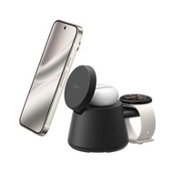 🔥今期熟賣🔥Belkin UltraCharge 3in1 Qi2.2 25w 無線充電座WIZ052 [支持Apple Watch  & SamSung Galaxy Watch]
