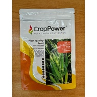 50 GRAM Biji Benih Bendi Ten Brothers 十兄弟 OK10 CROP POWER F1 Hybrid Okra Seeds  秋葵羊角豆种子 OK 10